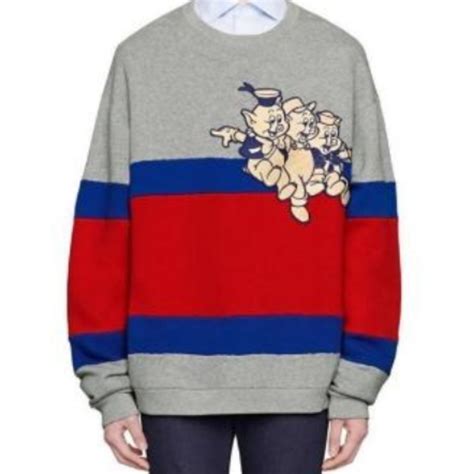 gucci disney pig sweater|Gucci x Disney Oversized Sweater 'Pink' .